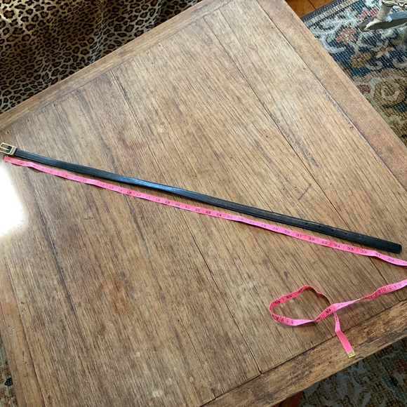 Pierre Cardin calf finished cowhide belt size 34 black - Picture 6 of 10